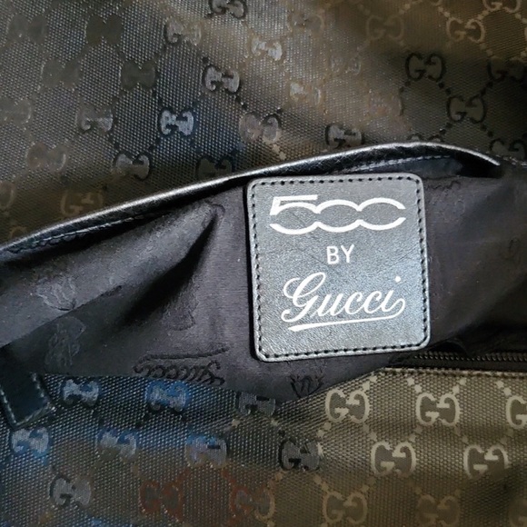 GUCCI Imprime Monogram Medium Web 500 edition unisex Messenger bag. - Picture 5 of 9